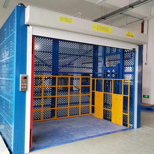 五莲导轨式升降货梯